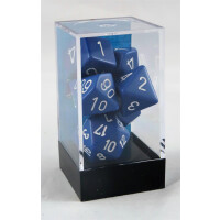 Chessex Opaque Blue Set boxed