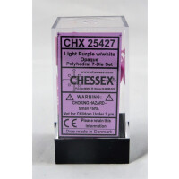 Chessex Opaque light purple set boxed