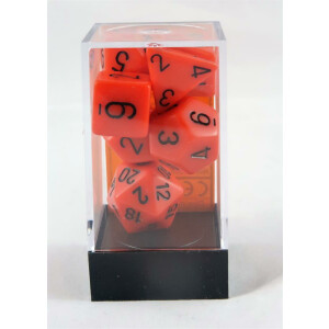 Chessex Opaque Orange set boxed