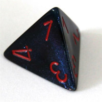 Chessex Gemini black-starlight/red set boxed