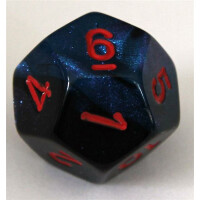 Chessex Gemini black-starlight/red set boxed