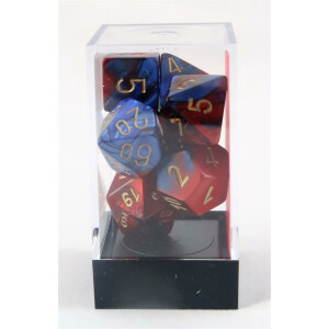 Chessex Gemini Blue-Red Set boxed