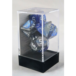 Chessex Gemini Blue-Steel Set boxed
