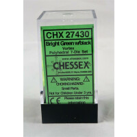 Chessex Vortex Bright Green Set boxed