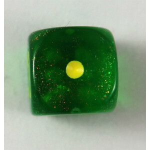 Chessex Borealis Maple Green D6 12mm