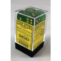 Chessex Borealis Maple Green D6 16mm Set