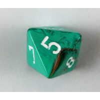 Chessex Marble Oxi-Copper D8