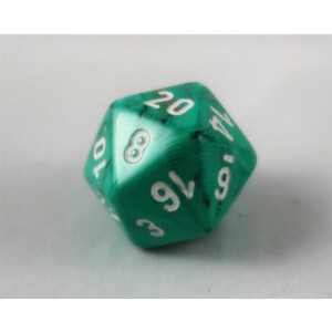 Chessex Marble Oxi-Copper D20