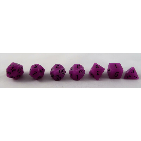 Würfel Stube Fluorescent dice purple Set dice, € 8,99
