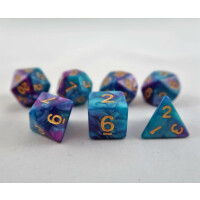 Marbled purple-teal/gold