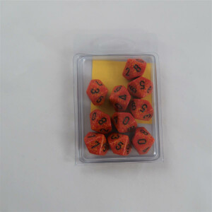 Chessex Speckled Fire 10 x W10 Set