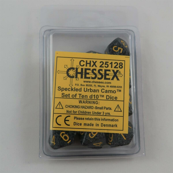 Chessex Speckled Urban Camo 10 x W10 Set