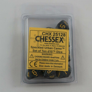 Chessex Speckled Urban Camo 10 x D10 Set