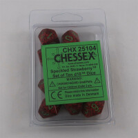 Chessex Speckled Strawberry 10 x W10 Set
