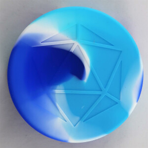 Silikon Würfel Box blue/light blue/white