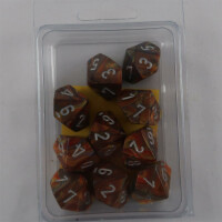 Chessex Lustrous Gold/Silver 10 x W10 Set