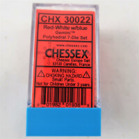 Chessex Gemini red-white Set boxed