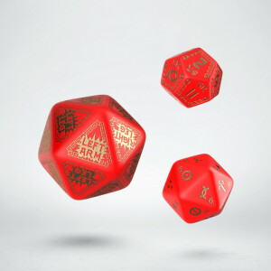 Runequest Expansion Dice Red/Gold