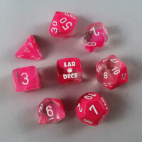 Chessex Gemini clear-pink Set boxed