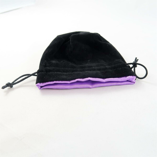 Velvet Dice Bag Black/purple