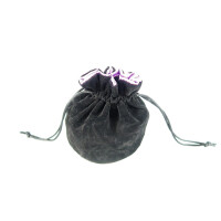 Velvet Dice Bag Black/purple