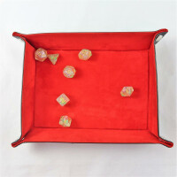 foldable dice board red