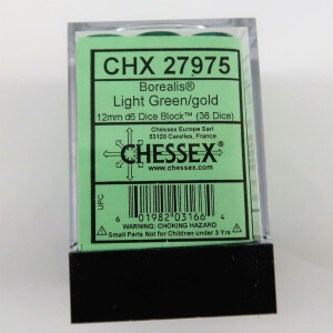 Borealis Light Green luminary W6 12mm Set
