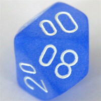 Chessex Frosted Blue W10%