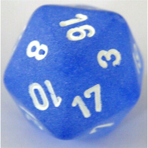 Chessex Frosted Blue D20