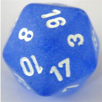Chessex Frosted Blue W20
