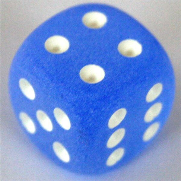 Chessex Frosted Blue D6 12mm Set