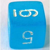 Chessex Frosted Caribbean Blue D6