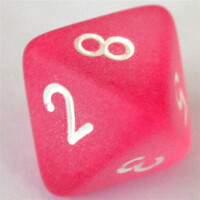 Chessex Frosted Pink D8