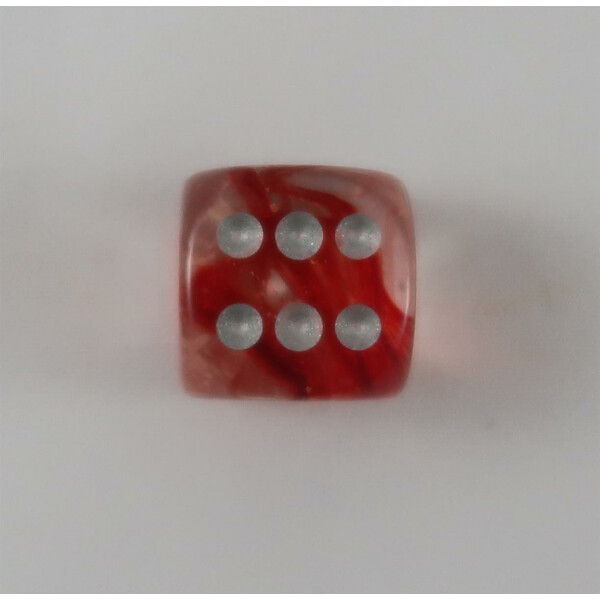 Chessex Nebula Red D6 12mm