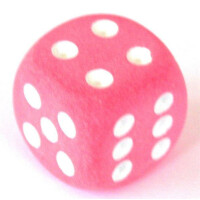 Chessex Frosted Pink D6 12mm