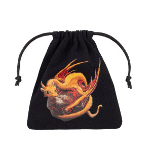 Dice bag Dragon black & adorable