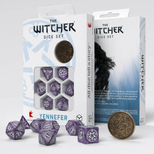 The Witcher: Yennefer - Lilac and Gooseberries dice set