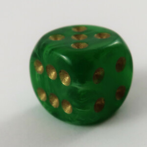 Chessex Vortex Green W6 16mm