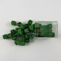 Chessex Vortex Green D6 12mm Set