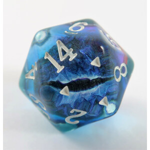 Dragoneye dice blue D20