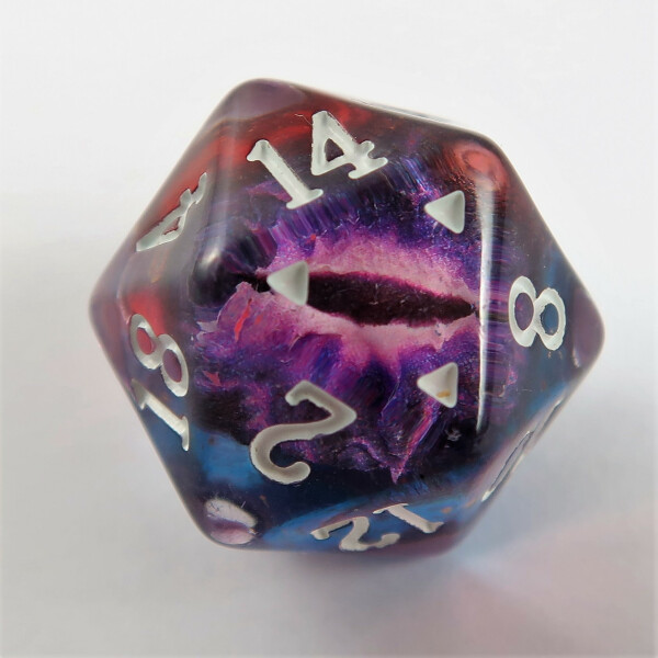 Dragoneye dice purple D20