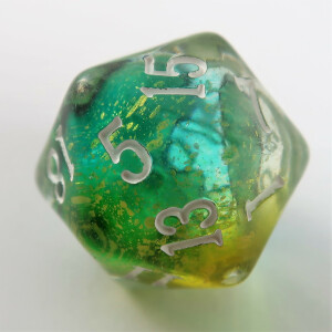 Dragoneye dice green D20