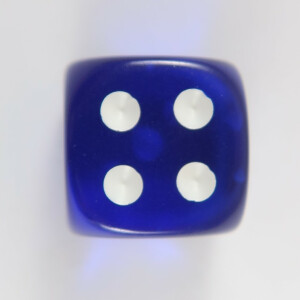 W6 12mm Transparent blau