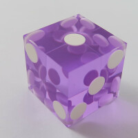 Casino dice purple Bundle of 5