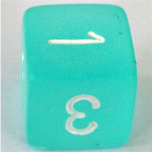 Chessex Frosted Teal D6