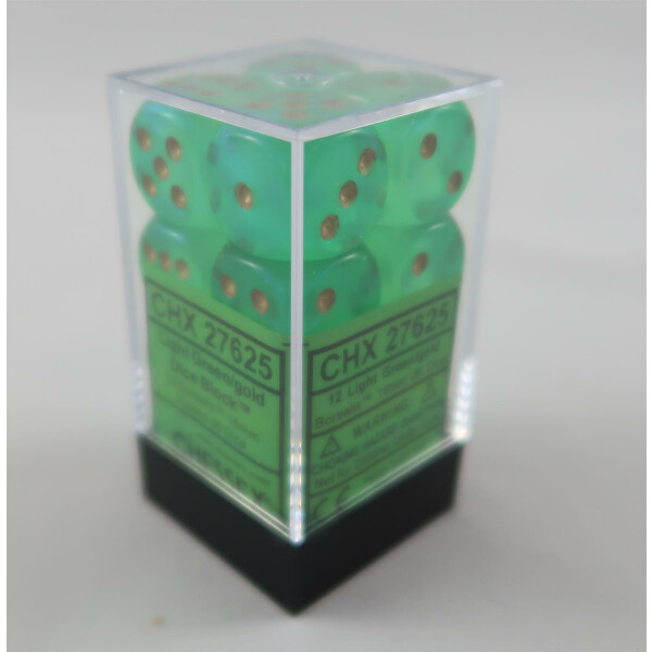 Chessex Borealis Light Green W6 16mm Set