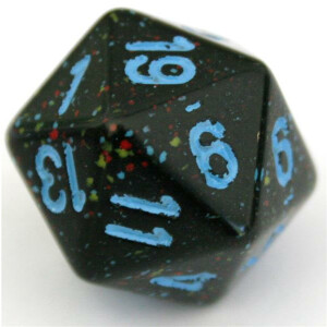 Chessex Speckled Blue Stars W20