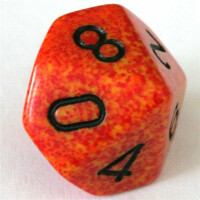 Chessex Speckled Fire D10