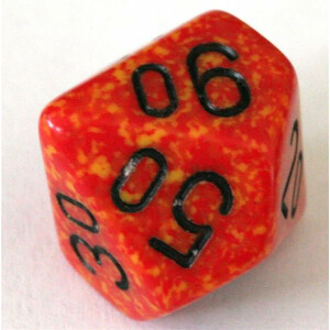 Chessex Speckled Fire D10%